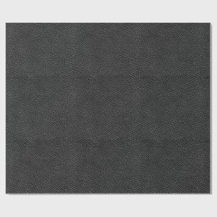 Künstliches schwarzes Leder Geschenkpapier