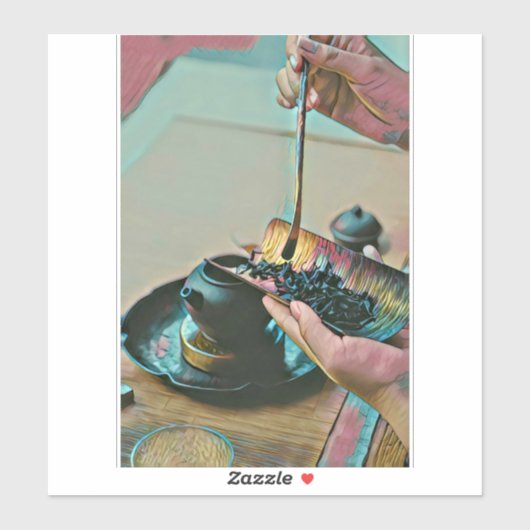 Kunstliebhaber Aufkleber (Blatt)