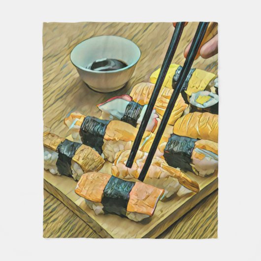 Kunstliebhaber Fleecedecke (Vorderseite)