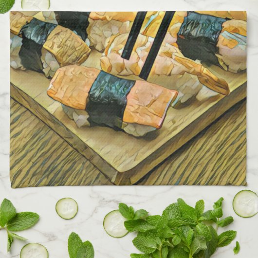 Kunstliebhaber Geschirrtuch (Gefaltet)