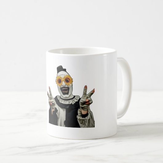 Kunstlustiger Schlamm Kaffeetasse (VorderseiteRechts)