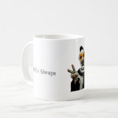 Kunstlustiger Schlamm Kaffeetasse (Vorderseite Links)