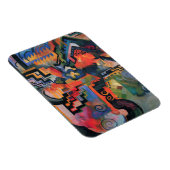 Kunstmagnet "Farbkomposition" Magnet (Rechte Seite)