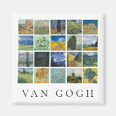 Kunstmalerei Collage Vincent Van Gogh Magnet (Vorne)
