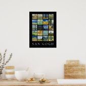 Kunstmalerei Collage Vincent Van Gogh Poster (Küche)