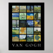 Kunstmalerei Collage Vincent Van Gogh Poster (Vorne)