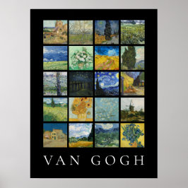 Kunstmalerei Collage Vincent Van Gogh Poster