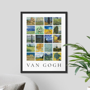 Kunstmalerei Collage Vincent Van Gogh Poster