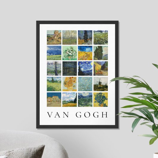 Kunstmalerei Collage Vincent Van Gogh Poster