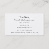 Kunstmalerei des niedlichen Spaßes der Visitenkarte (Rückseite)