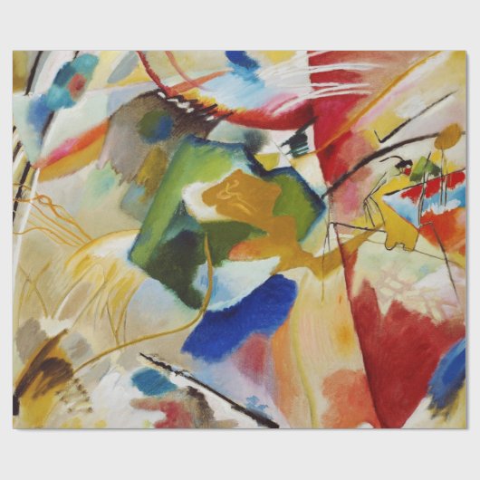 Kunstmalerei Design Muster Wrapping Papier Geschenkpapier (Flach)