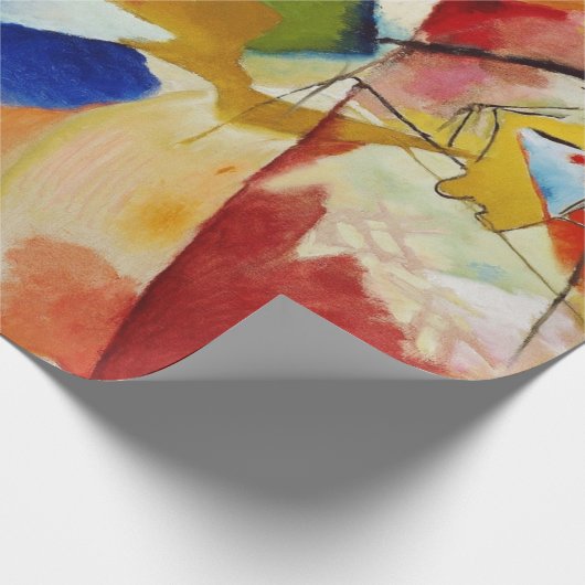 Kunstmalerei Design Muster Wrapping Papier Geschenkpapier (Ecke)