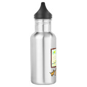 Kunstmalerei Edelstahlflasche (Links)
