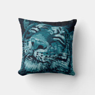 Kunstmalerei Fine Art Öl Farbe süßer Tiger in Dunk Kissen