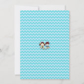 Kunstmalerei Geburtstagsfeier Einladung (Rückseite)