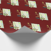 Kunstmalerei Geschenkpapier (Ecke)