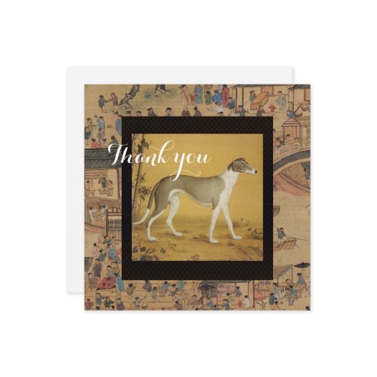 Kunstmalerei Karte (Vorderseite/Rückseite Beispiel)