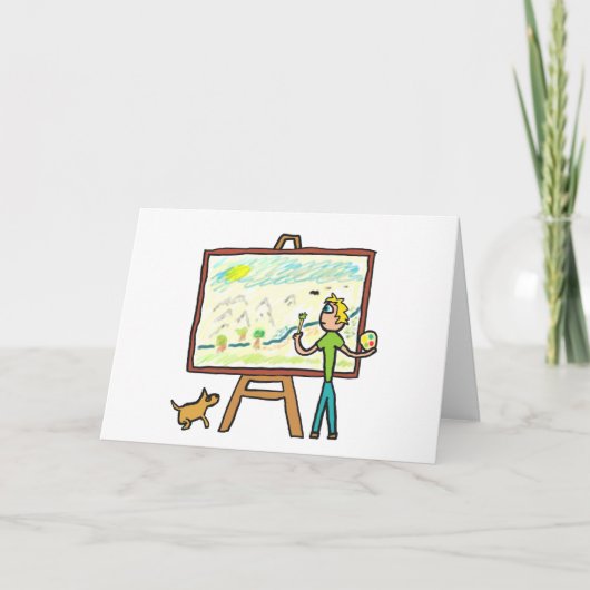 Kunstmalerei Karte (Vorderseite)