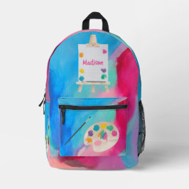 Kunstmalerei Kunsthandwerk Paint School Bedruckter Rucksack