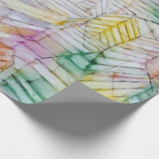 Kunstmalerei Muster Wrapping Paper Geschenkpapier (Ecke)