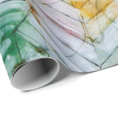 Kunstmalerei Muster Wrapping Paper Geschenkpapier (Rolleneckpunkt)