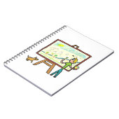 Kunstmalerei Notizblock (Linke Seite)