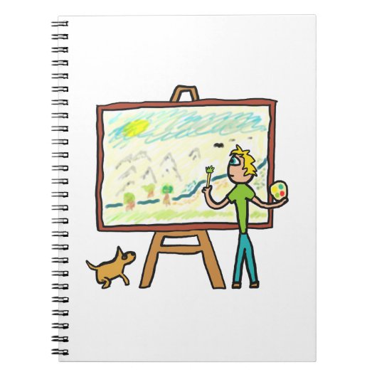 Kunstmalerei Notizblock (Vorderseite)