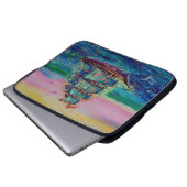 Kunstmalerei Öl Farbe barque Glück thailandabstra Laptopschutzhülle (Vorne Knopf)