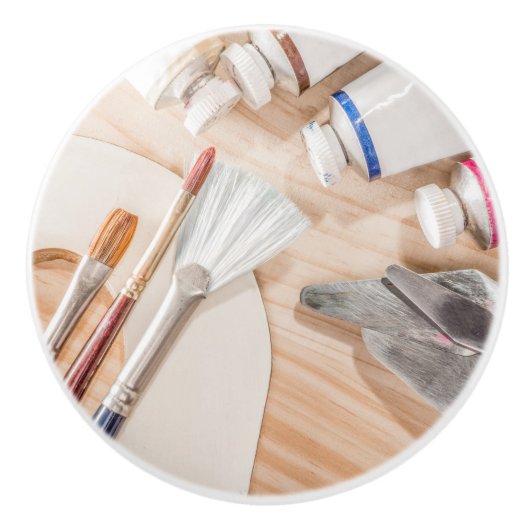 Kunstmaterial Keramikknauf (Vorderseite)