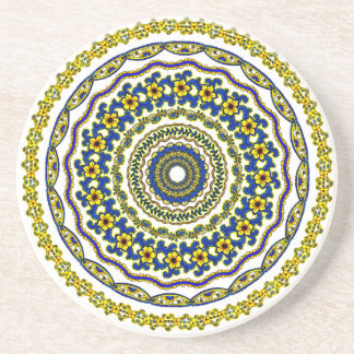 Kunstmeditations-Mandala-Untersetzer Getränkeuntersetzer