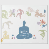 Kunstmeditationselemente Geschenkpapier (Flach)