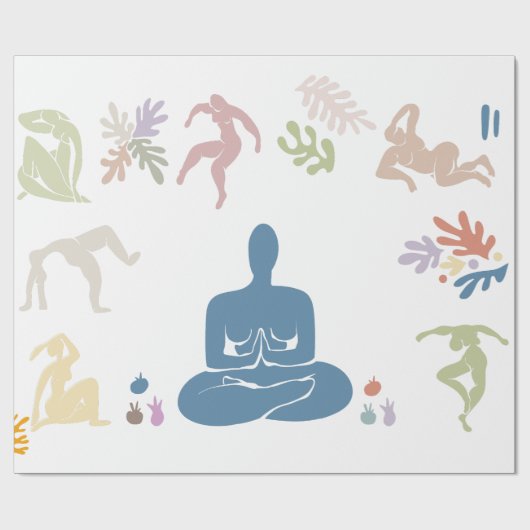 Kunstmeditationselemente Geschenkpapier (Flach)