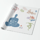Kunstmeditationselemente Geschenkpapier (Ungerollt)