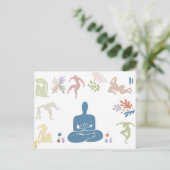 Kunstmeditationselemente Postkarte (Stehend Vorderseite)
