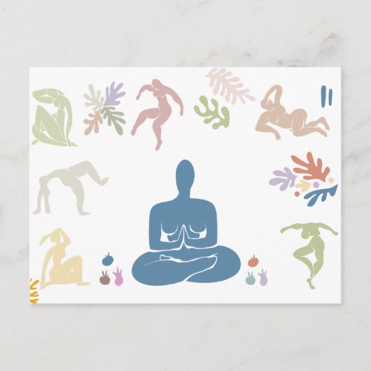 Kunstmeditationselemente Postkarte (Vorderseite)