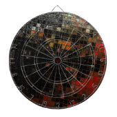 Kunstmosaike Grunge Texturen Grafik Dartscheibe (vorne)