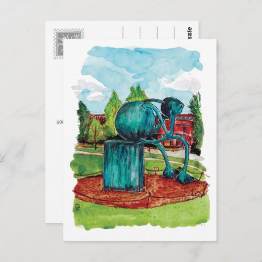 Kunstmuseum Delaware Postkarte (Vorne/Hinten)