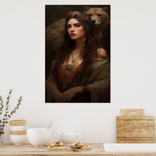 Kunstmuseum Monte San Giorgio Poster (Küche)