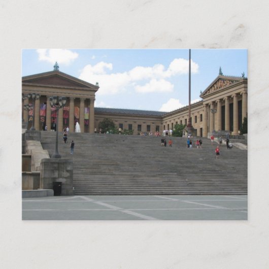 Kunstmuseum Philadelphia 2 Postkarte (Vorderseite)