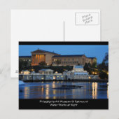 Kunstmuseum Philadelphia - Wasserwerk Postkarte (Vorne/Hinten)