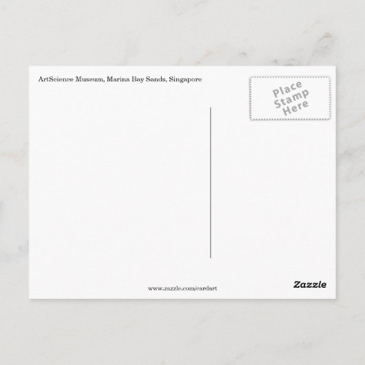 Kunstmuseum Postkarte (Rückseite)