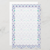 Kunstmuster der mexikanischen Vogelwelt Briefpapier (Vorne/Hinten)