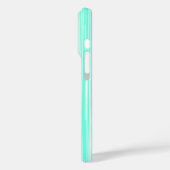 Kunstmuster-Design in Minze Case-Mate iPhone Hülle (Rückseite / Links)