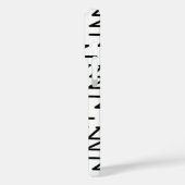 Kunstmuster-Design in Schwarz und Weiß Case-Mate iPhone Hülle (Rückseite / Links)