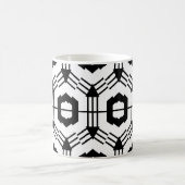 Kunstnahtloses Muster. Vintager geometrischer Hint Kaffeetasse (Mittel)