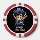 Kunstnerd Pokerchips (Vorderseite)