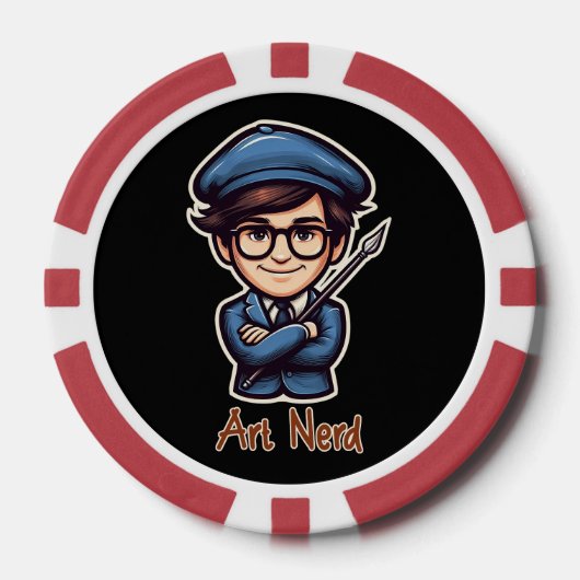 Kunstnerd Pokerchips (Vorderseite)