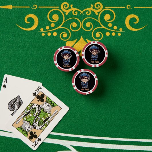 Kunstnerd Pokerchips (Pokertisch (Stapel))