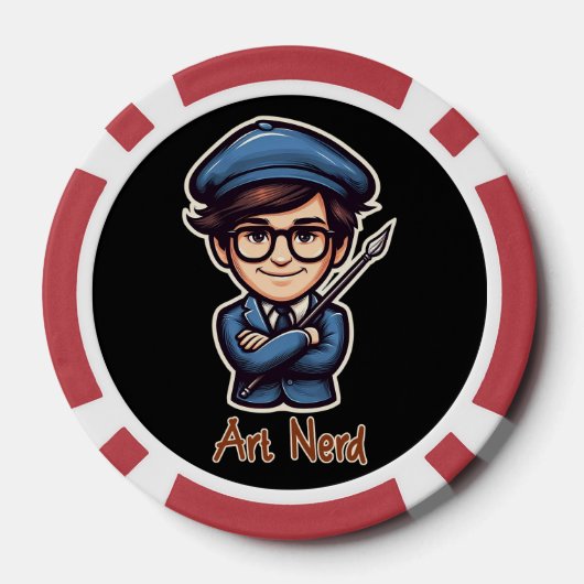 Kunstnerd Pokerchips (Rückseite)
