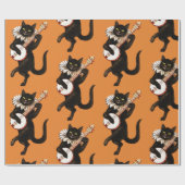 KUNSTNOUVEAU SCHWARZER CAT-LECH Packpapier (Flach)